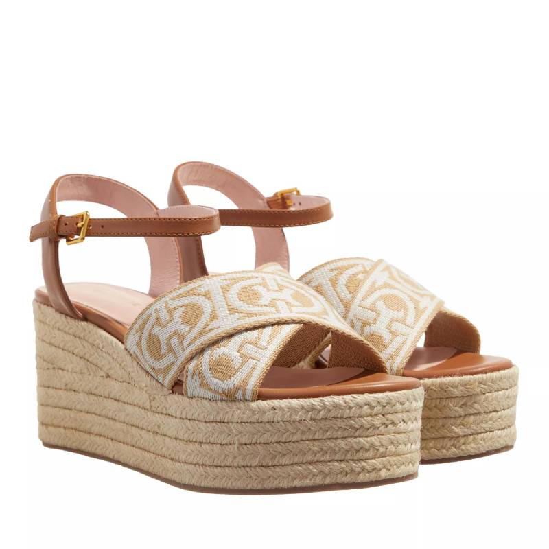 Coccinelle Sandalen - Wedge Smooth Leather - Gr. 37 (EU) - in Beige - für Damen von Coccinelle