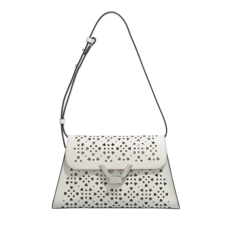 Coccinelle Schultertasche - Coccinelledew Cow.Perf. - Gr. unisize - in Weiß - für Damen von Coccinelle