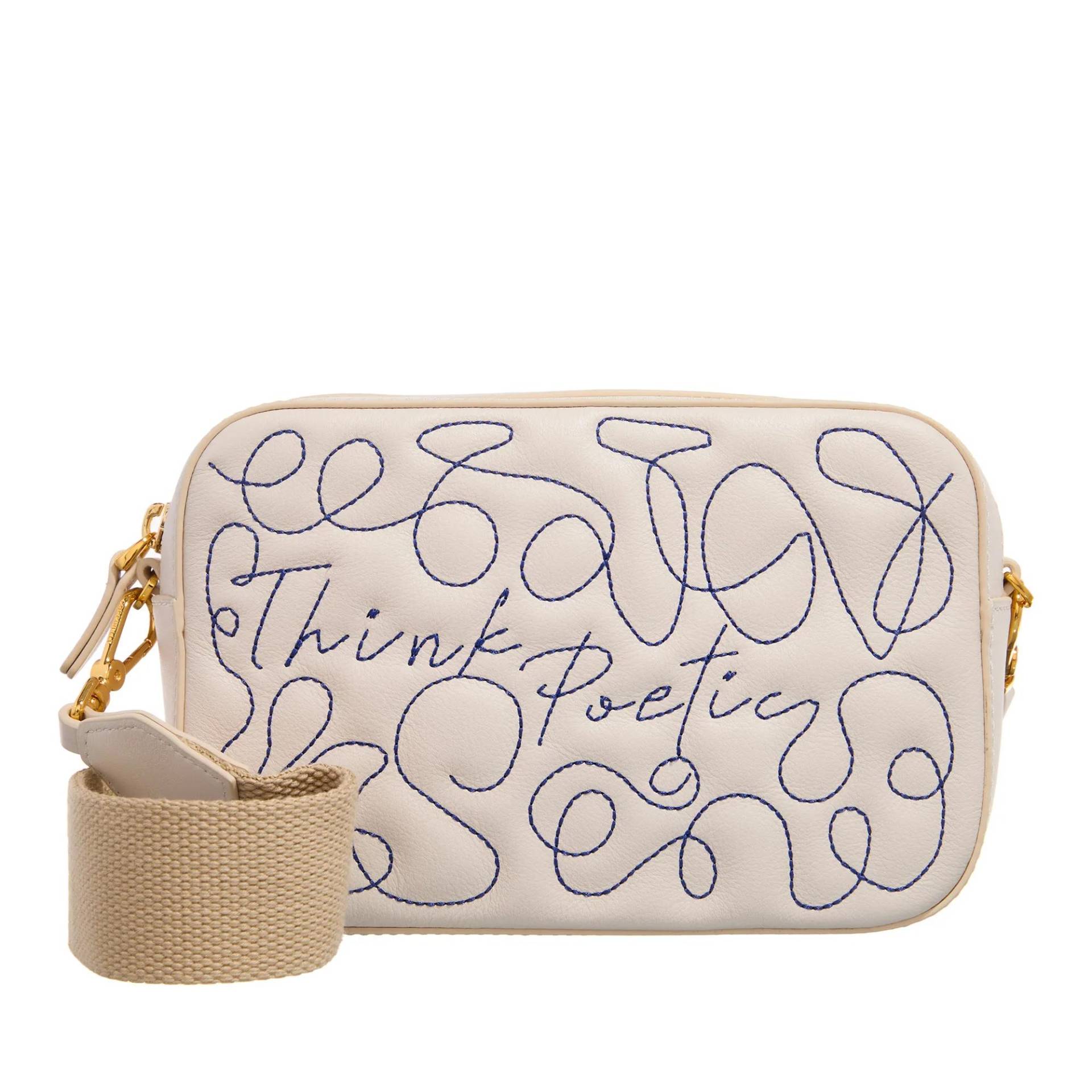 Coccinelle Schultertasche - Tebe Doodle Embroidery - Gr. unisize - in Creme - für Damen Coccinelle Schultertasche - Tebe Doodle Embroidery - Gr. unisize - in Creme - für Damen von Coccinelle