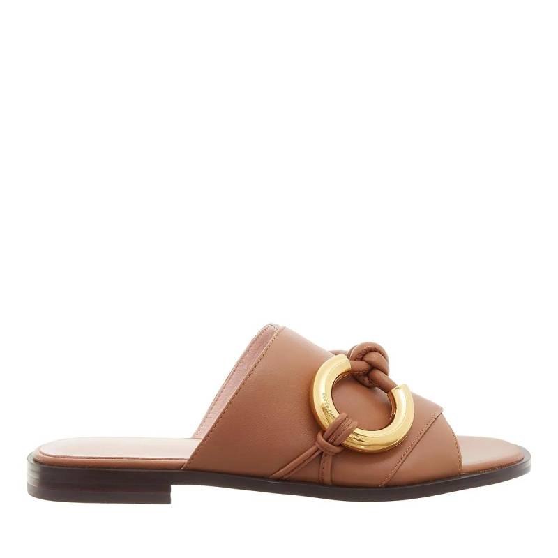 Coccinelle Slipper & Pantoletten - Coccinellecarmy Smooth - Gr. 36 (EU) - in Cognacbraun - für Damen von Coccinelle