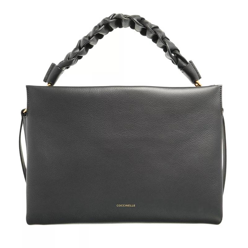 Coccinelle Schultertasche - Boheme Grana Double - Gr. unisize - in Schwarz - für Damen von Coccinelle