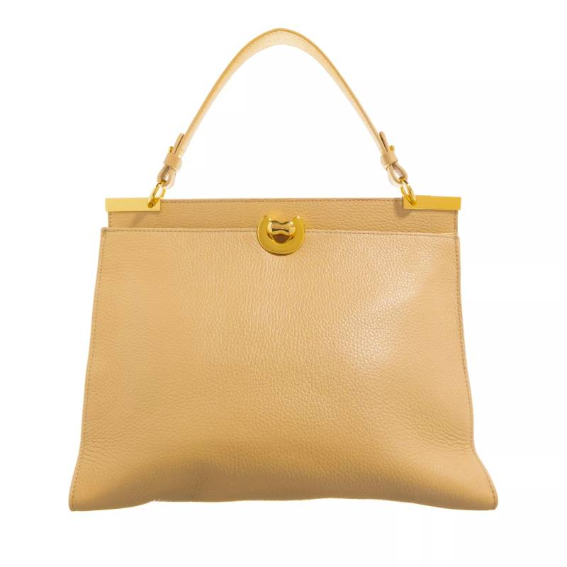 Coccinelle Schultertasche - Coccinelle Binxie Handbag - Gr. unisize - in Beige - für Damen von Coccinelle