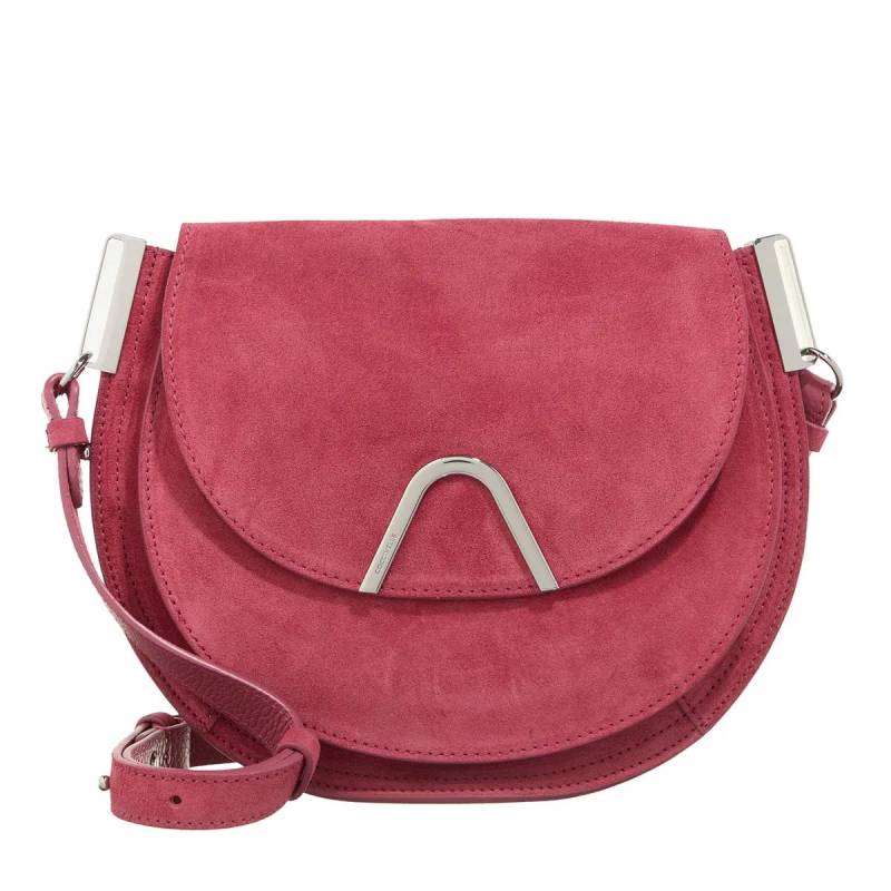 Coccinelle Schultertasche - Coccinellesunup Suede - Gr. unisize - in Rosa - für Damen von Coccinelle