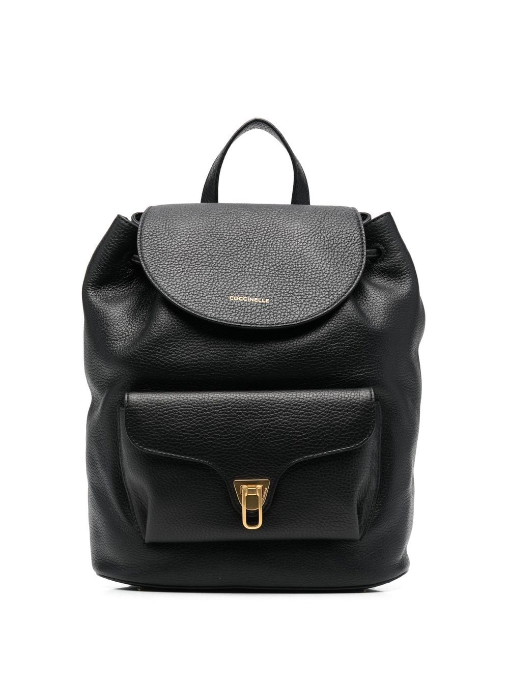 Coccinelle soft leather backpack - Black von Coccinelle