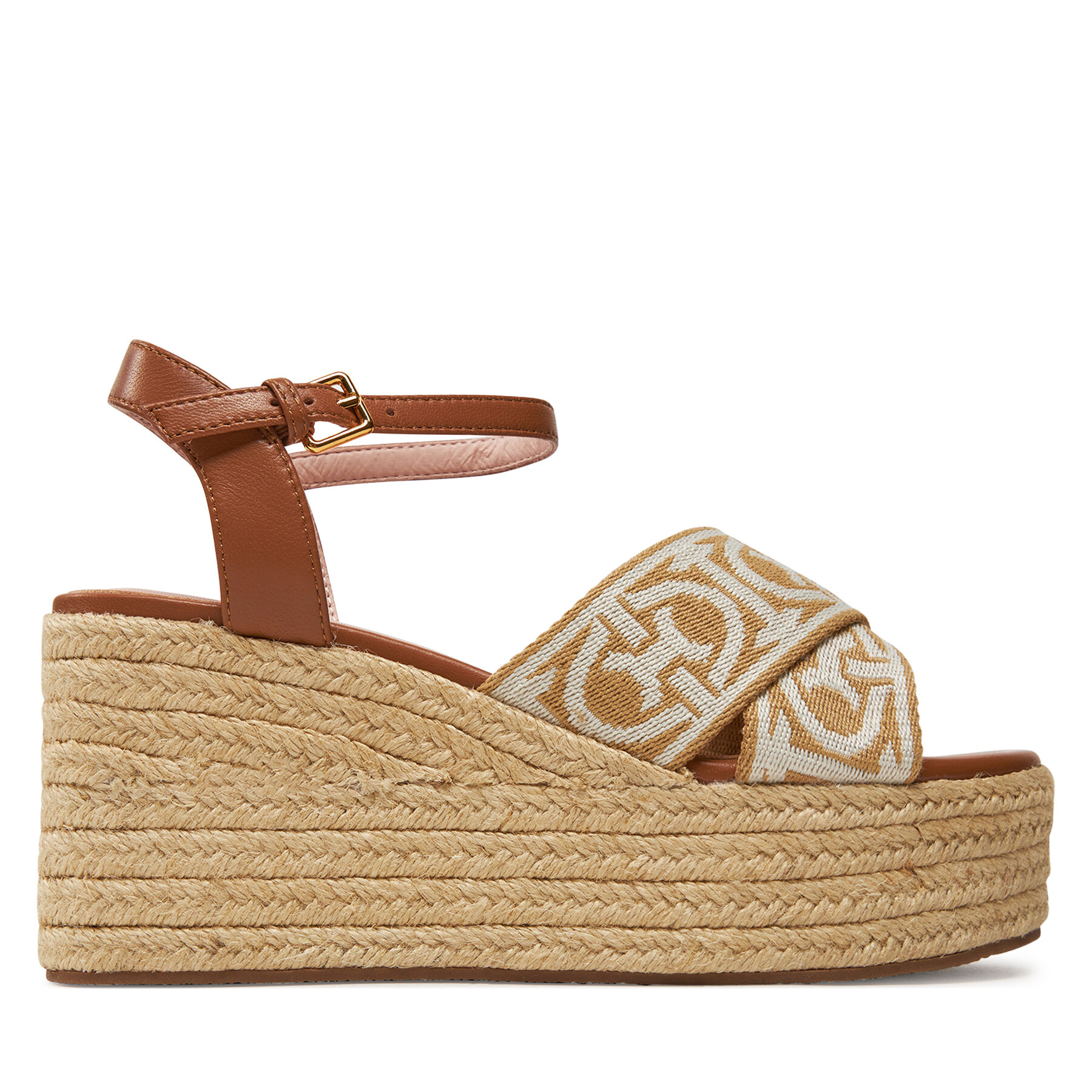 Espadrilles Coccinelle E4 QWS 32 01 01 Cuir/Natur/Ecru 845 von Coccinelle