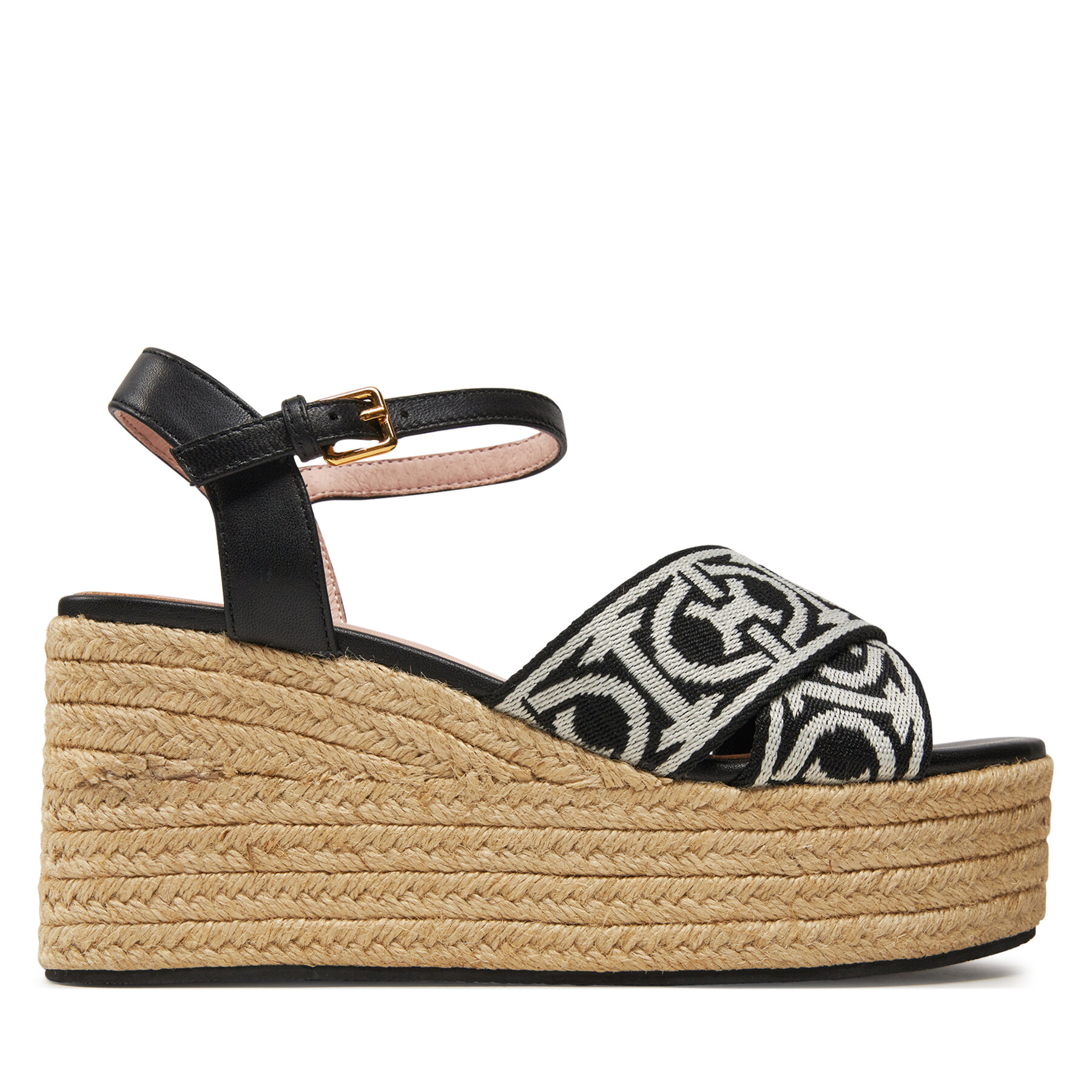 Espadrilles Coccinelle E4 QWS 32 01 01 Noir/Noir/Ecru 847 von Coccinelle