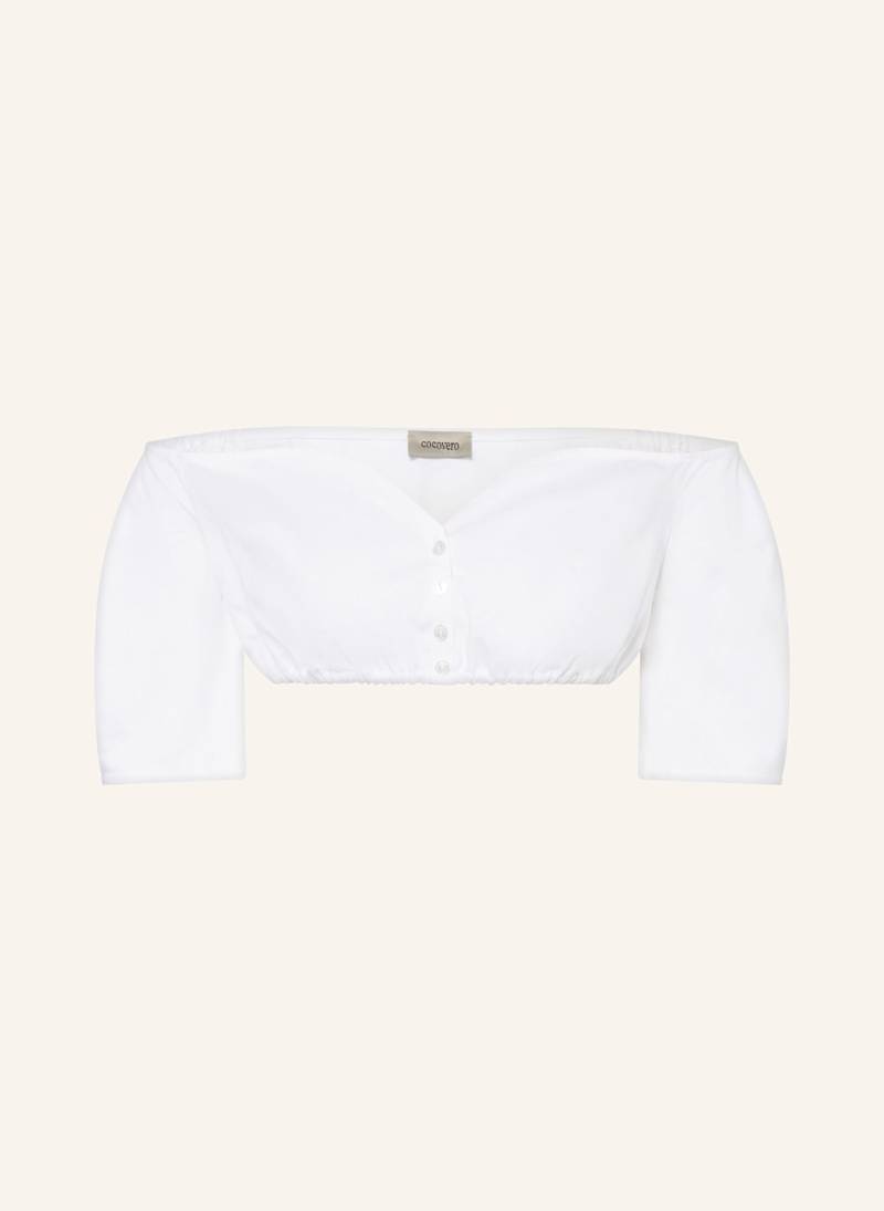 Cocovero Dirndlbluse Cleo weiss von CocoVero