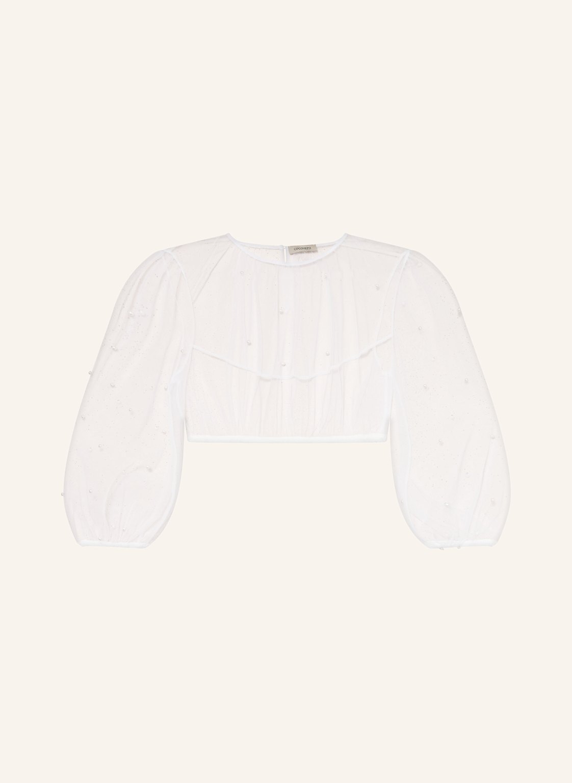 Cocovero Dirndlbluse Ophie Mit 3/4-Arm weiss von CocoVero