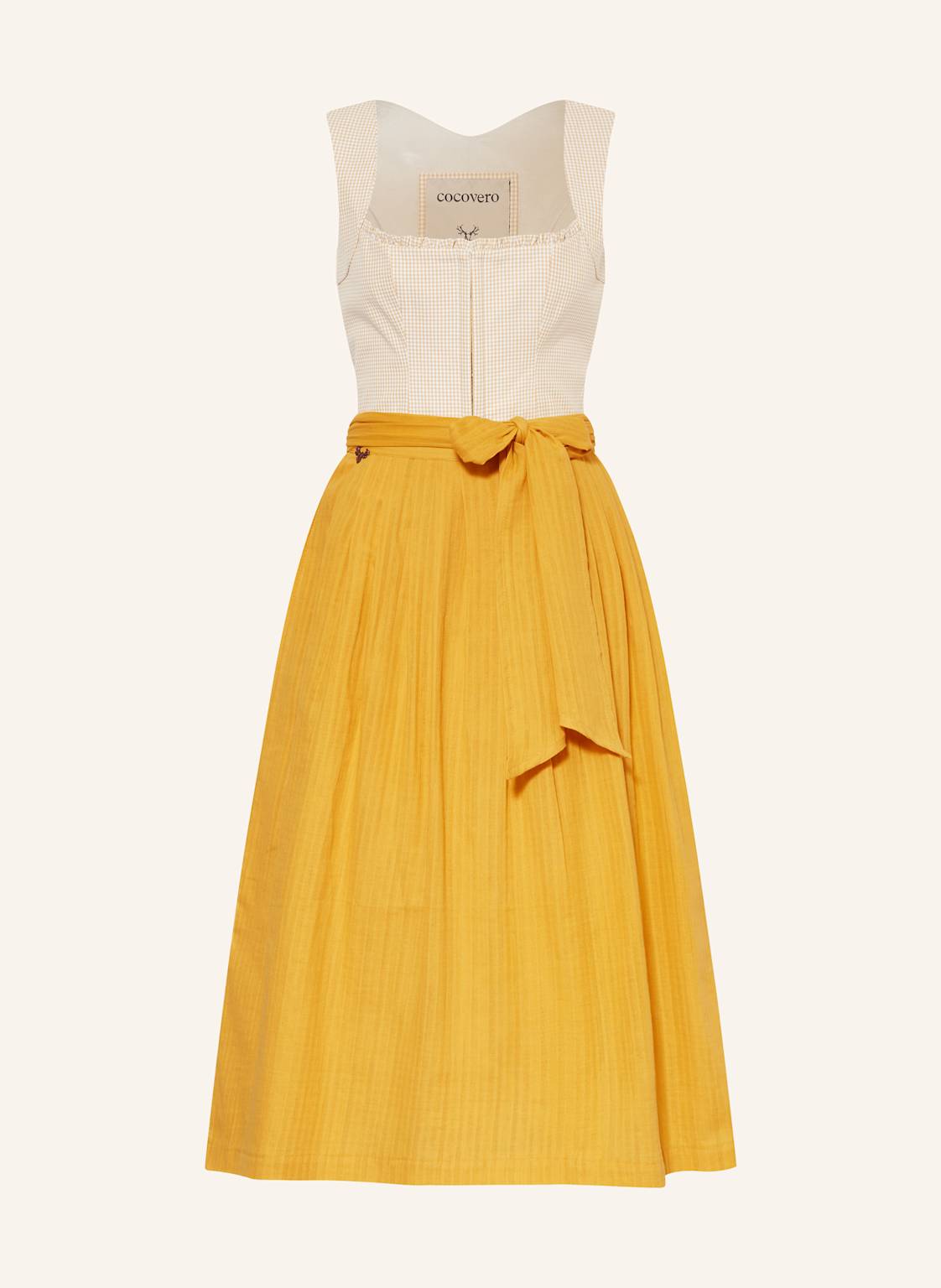 Cocovero Jeansdirndl Hermine gelb Cocovero Jeansdirndl Hermine gelb von CocoVero