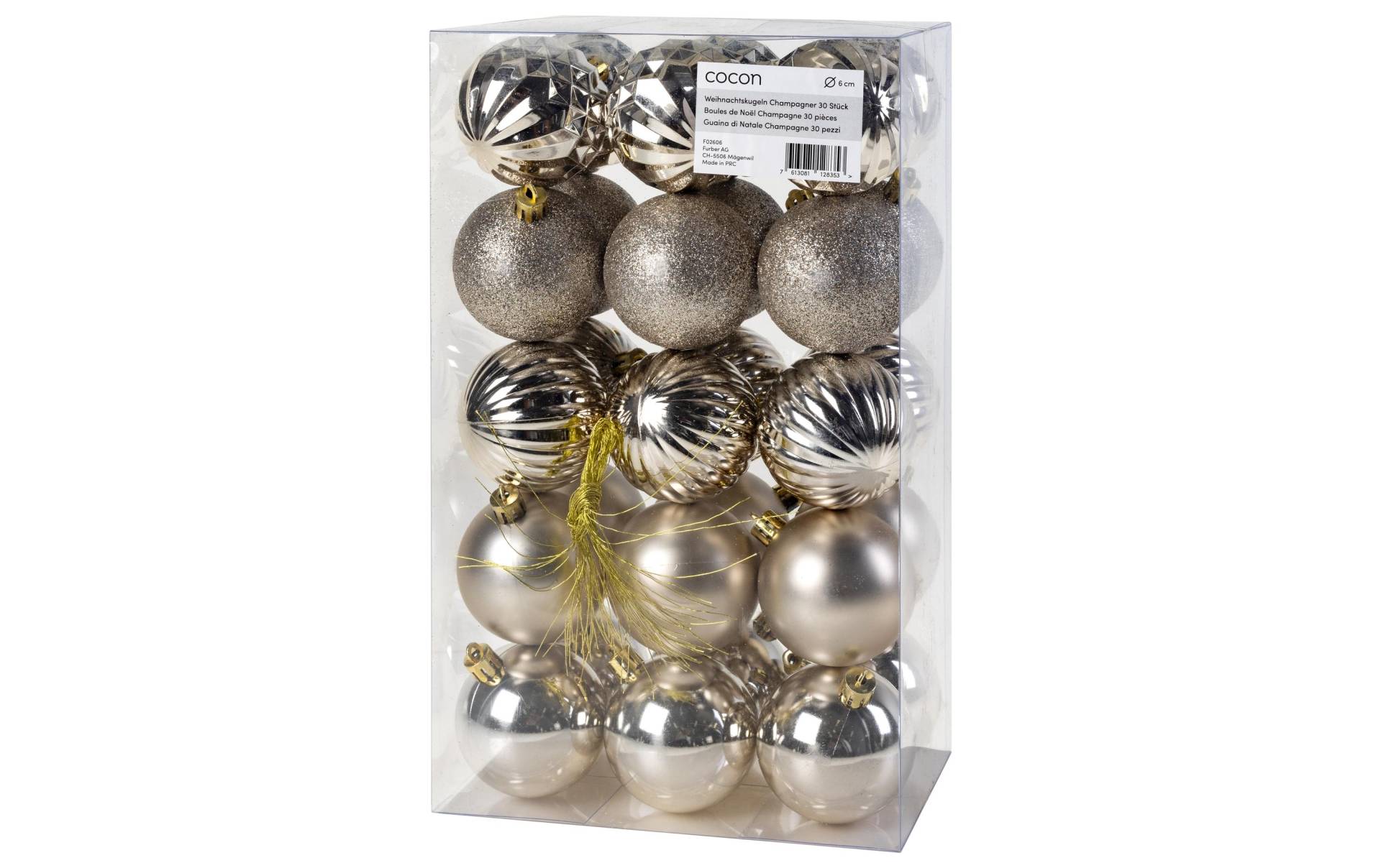 Cocon Weihnachtsbaumkugel »30 Stück«, (35 St.) Cocon Weihnachtsbaumkugel »30 Stück«, (35 St.) von Cocon