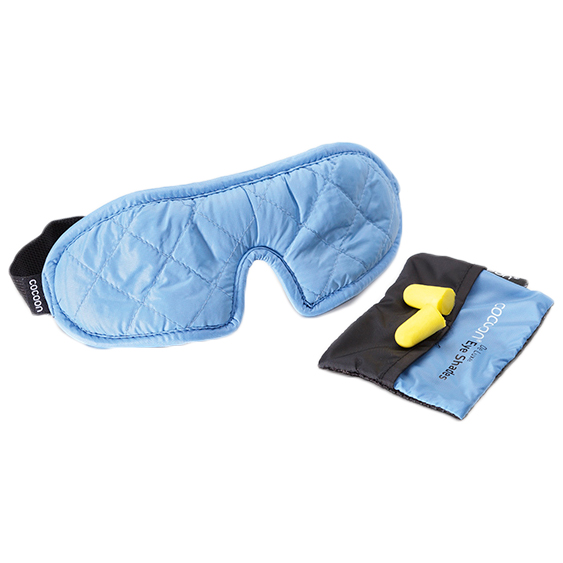 Cocoon - Eye Shades De Luxe Gr 10 x 8 x 1 cm blau/grau von Cocoon
