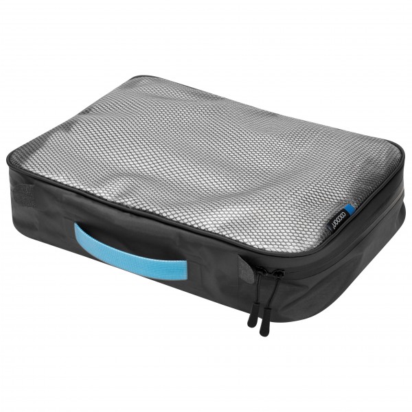 Cocoon - Packing Cube With Laminated Net Top - Packsack Gr L - 35 x 26 x 8 cm;M - 28 x 18 x 8 cm;S - 28 x 10 x 8 cm grau von Cocoon