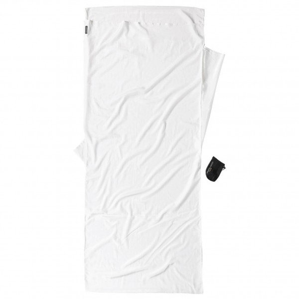 Cocoon - Silk Cotton Travelsheet Coupler - Reiseschlafsack Gr 220 x 83 cm weiß von Cocoon