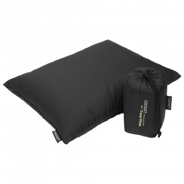 Cocoon - Travelpillow Daune - Kissen Gr Large - 33 x 43 cm schwarz/grau Cocoon - Travelpillow Daune - Kissen Gr Large - 33 x 43 cm schwarz/grau von Cocoon