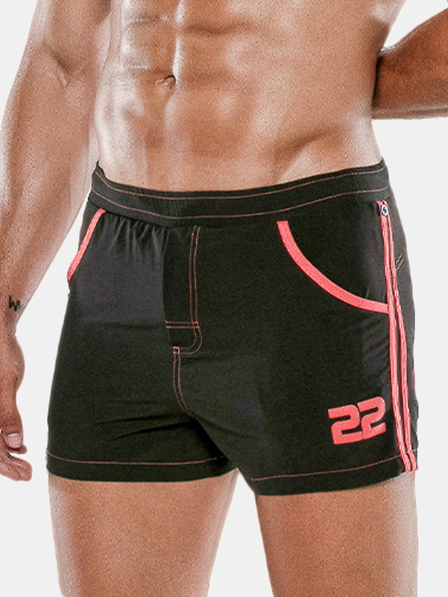 Badeshorts Medley Herren Schwarz L von Code22