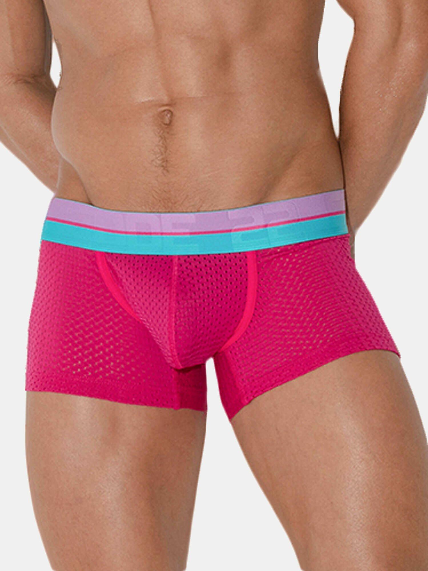 Boxer Bright Mesh Herren Altrosa L von Code22