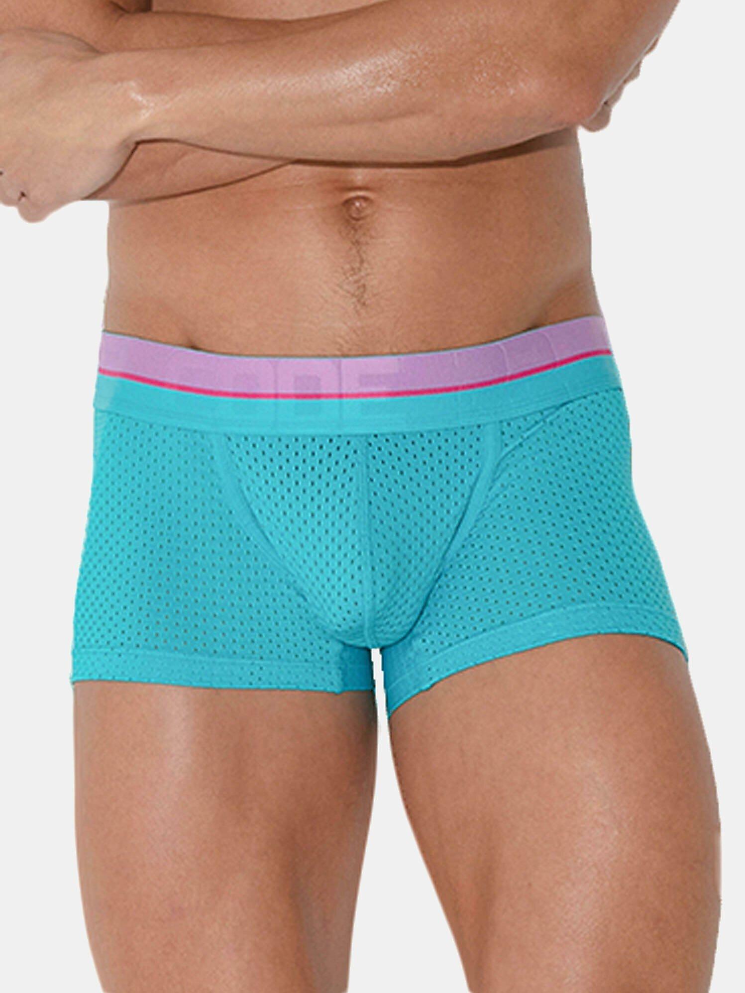 Boxer Bright Mesh Herren Blau L von Code22