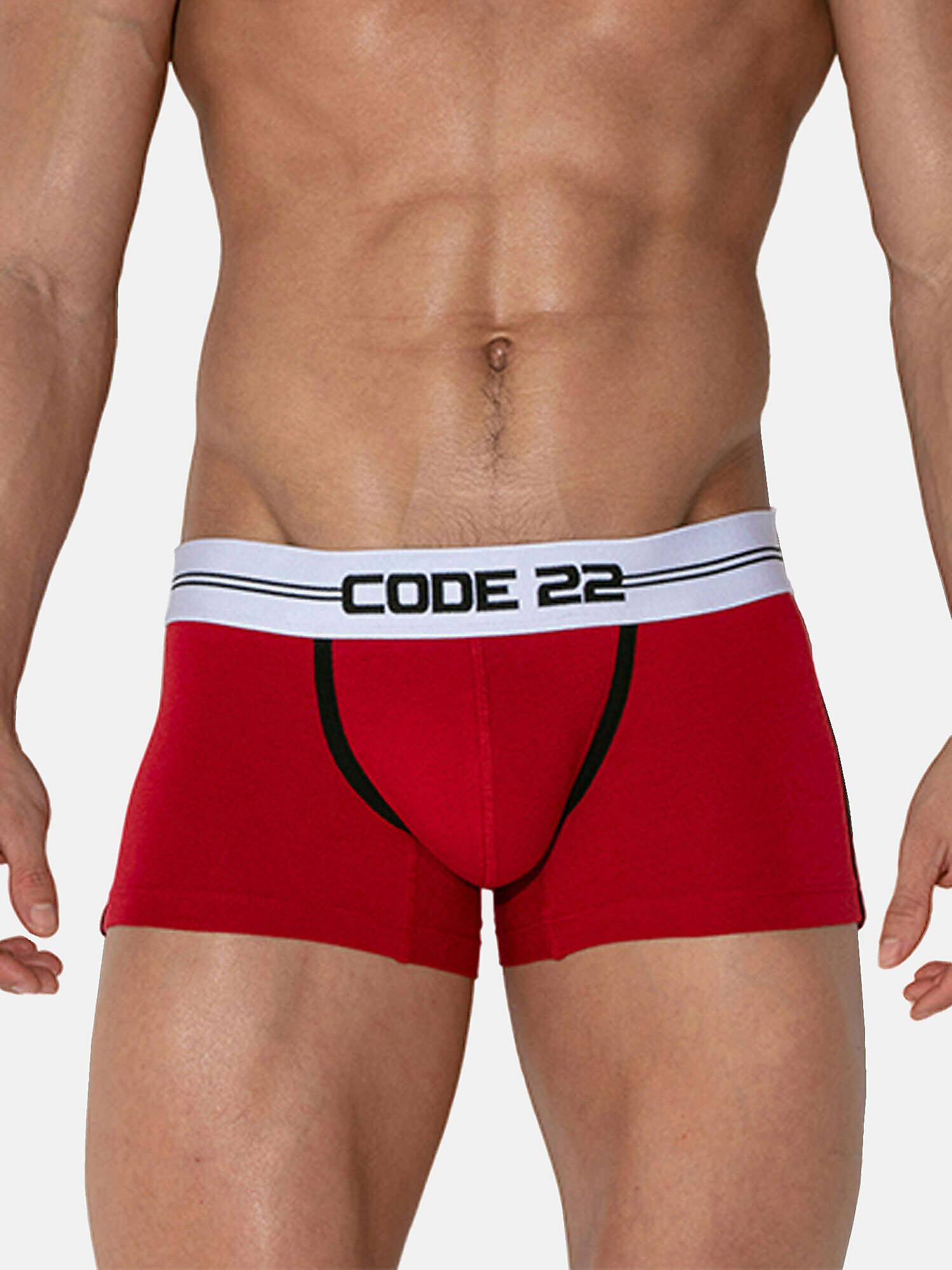 Boxer Power Herren Rot Bunt S von Code22