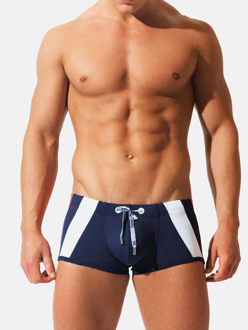 Badehose Racing Herren Blau S von Code22