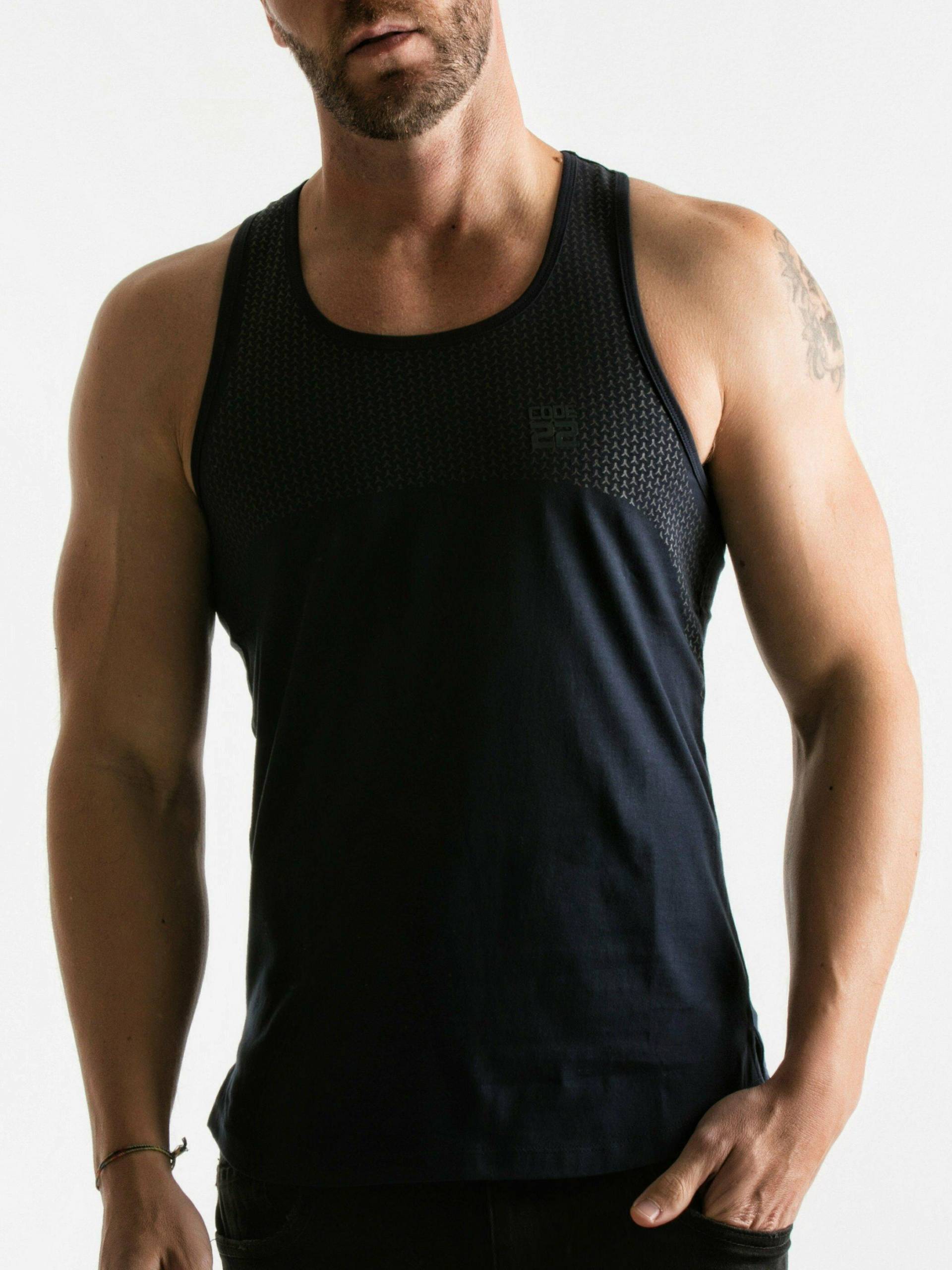 Tanktop Tread Herren Blau XL von Code22