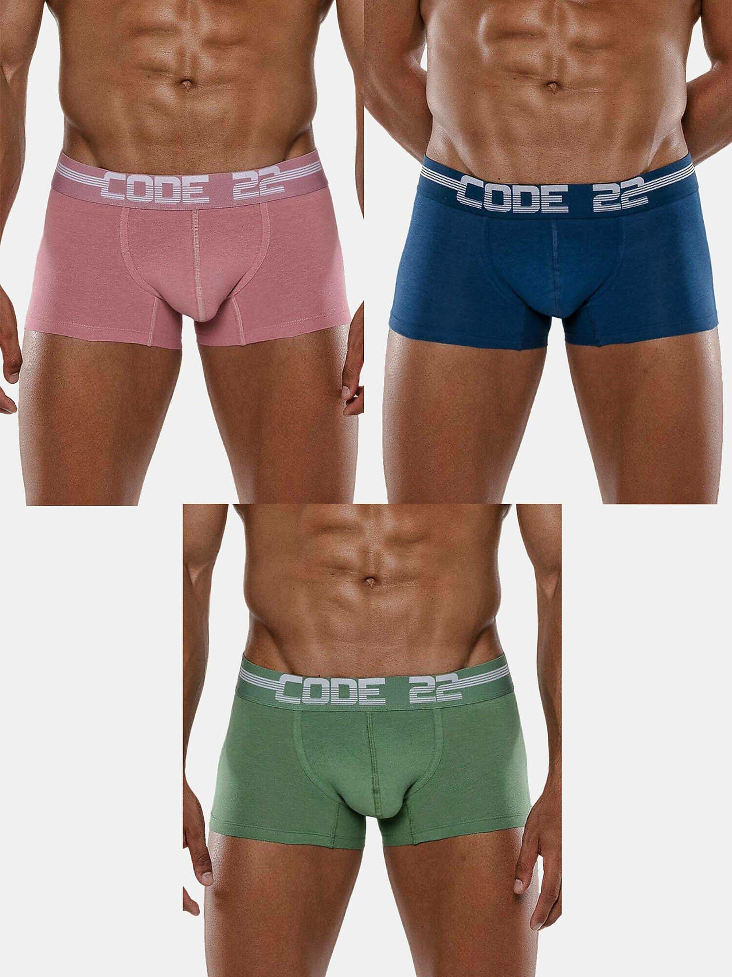 Pack X3 Boxershorts Fun Herren Multicolor L von Code22