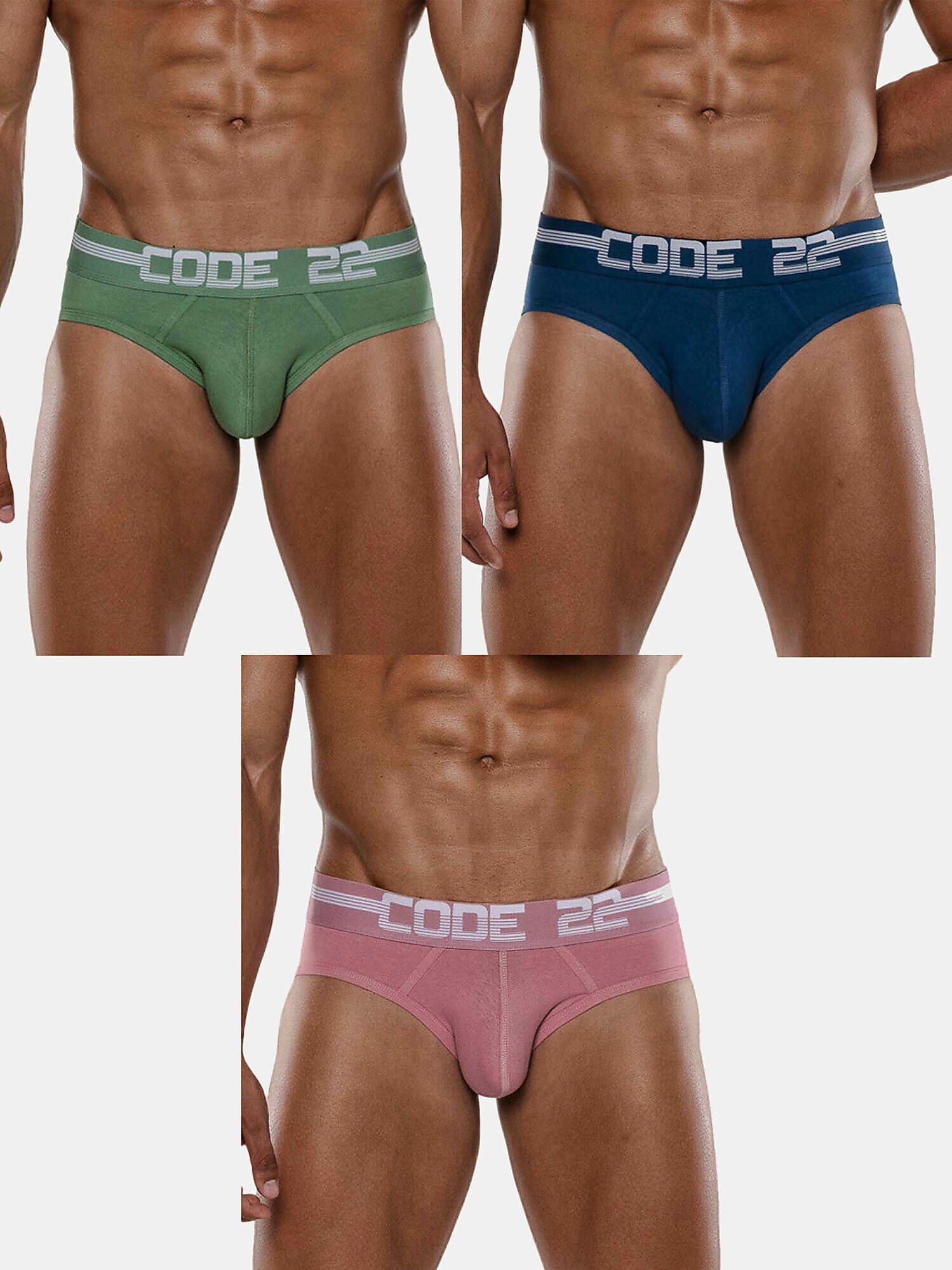 Pack X3 Slips Fun Herren Multicolor L von Code22