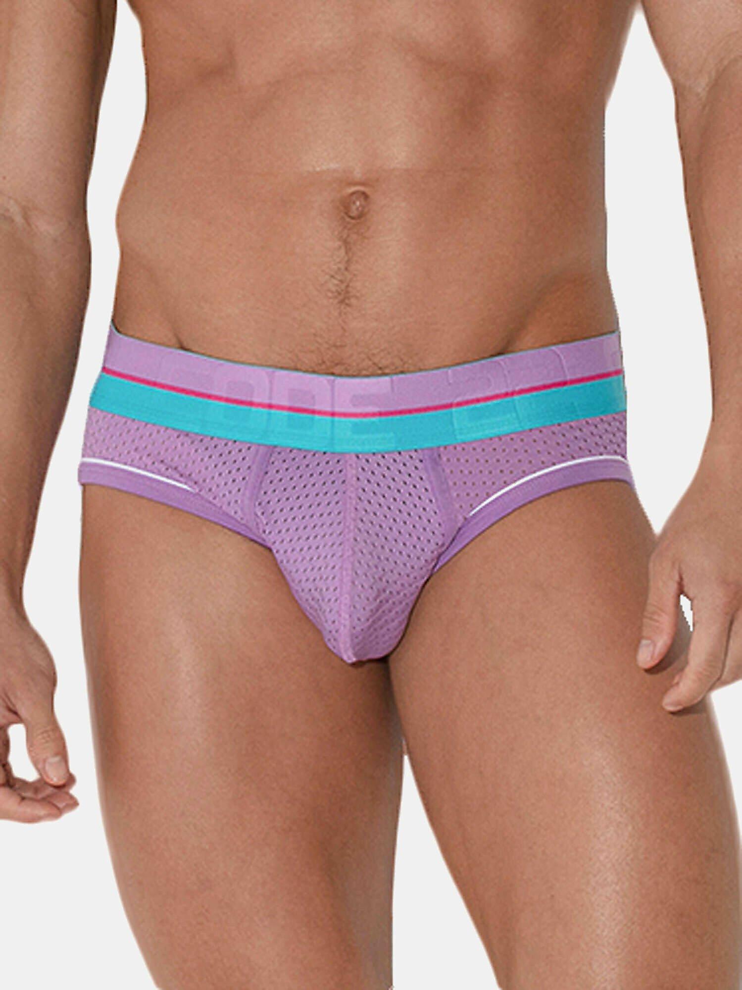 Slip Bright Mesh Herren Violett Bedruckt M von Code22