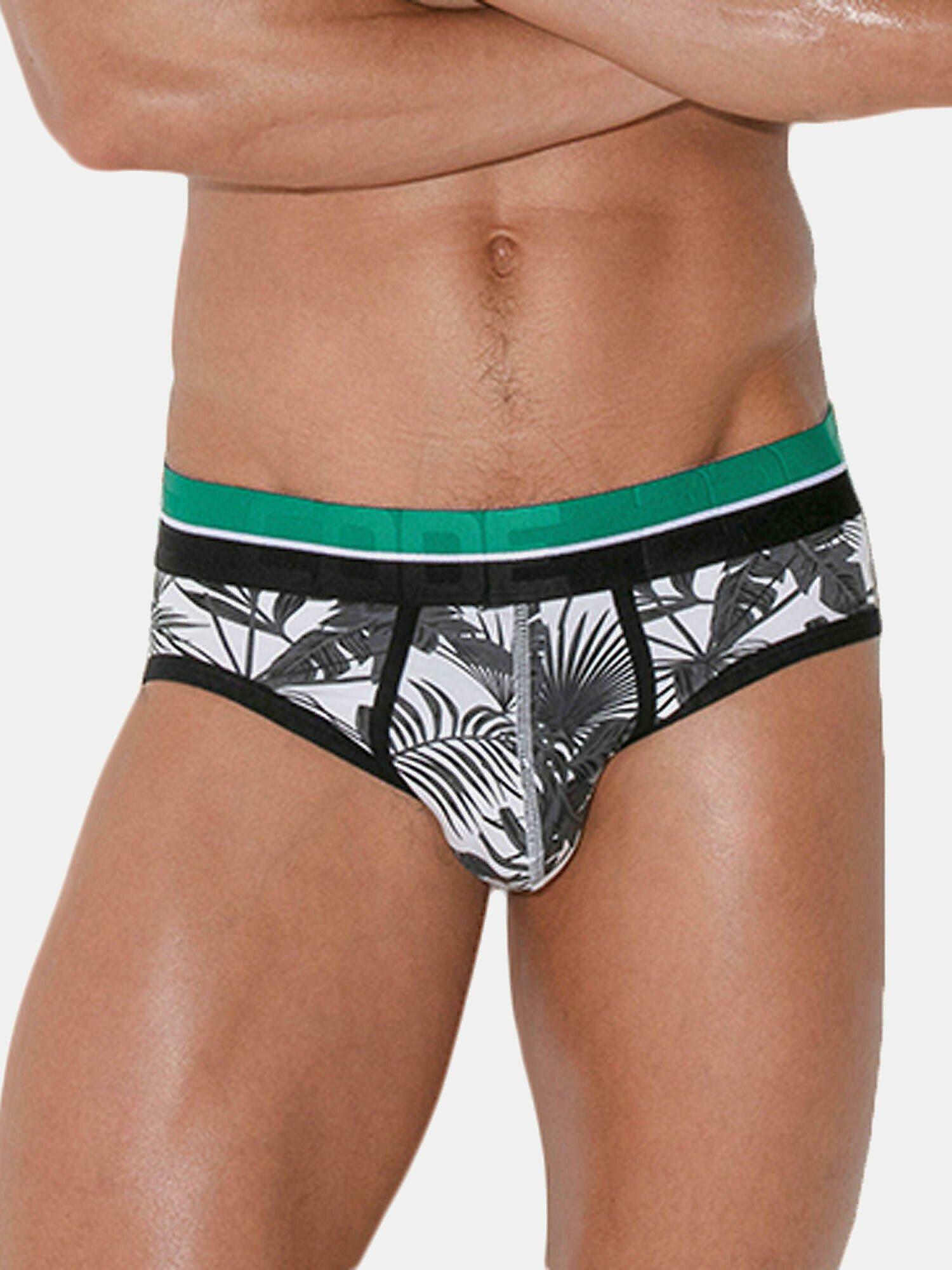 Slip Palm Tree Herren Grau M von Code22