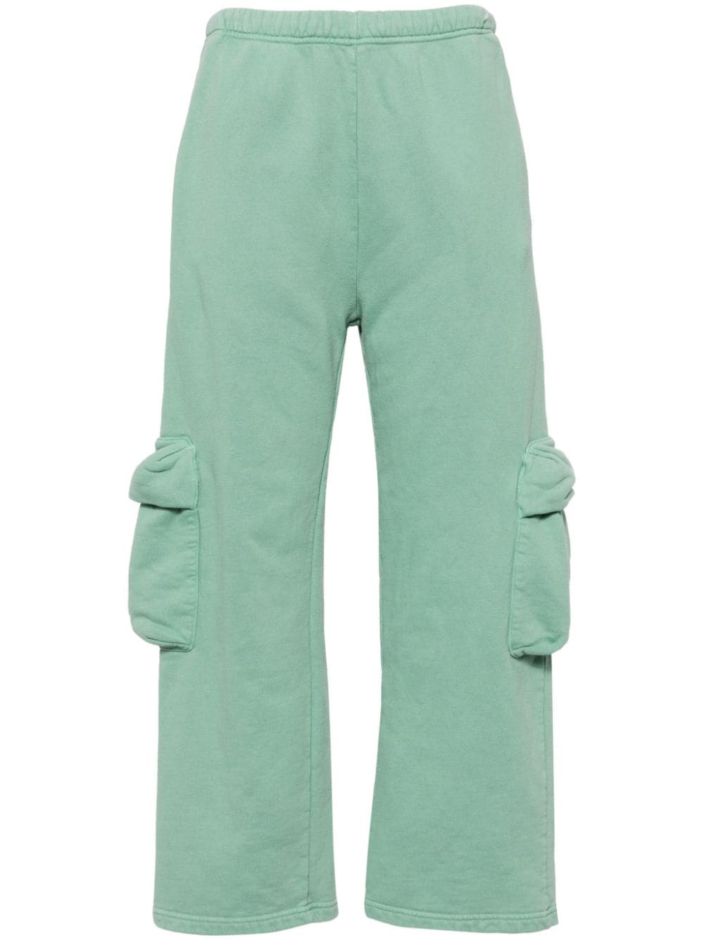 Collina Strada cotton cargo track pants - Green von Collina Strada