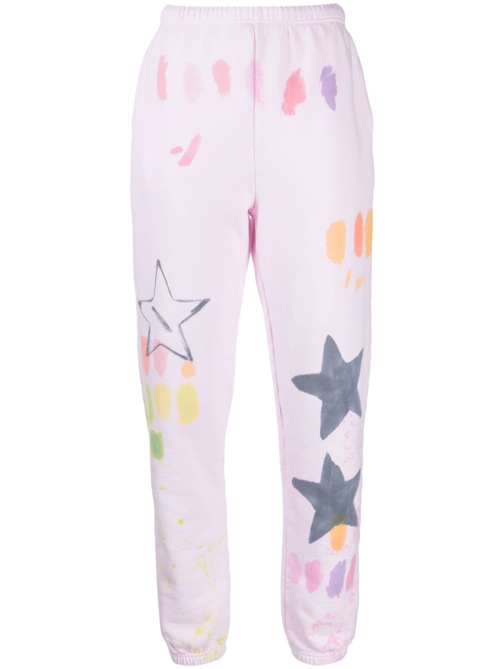 Collina Strada star-print cotton track pants - Pink von Collina Strada