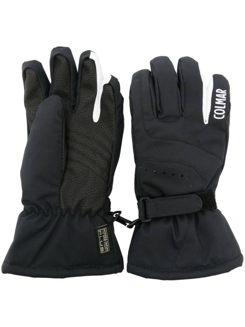 Colmar logo-embroidered lined ski gloves - Black von Colmar