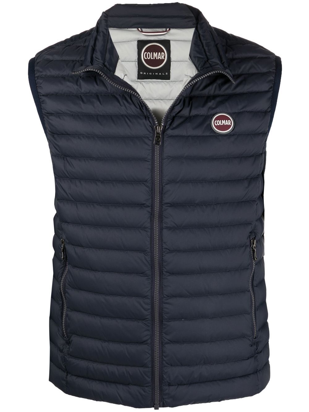 Colmar logo-patch quilted gilet - Blue von Colmar