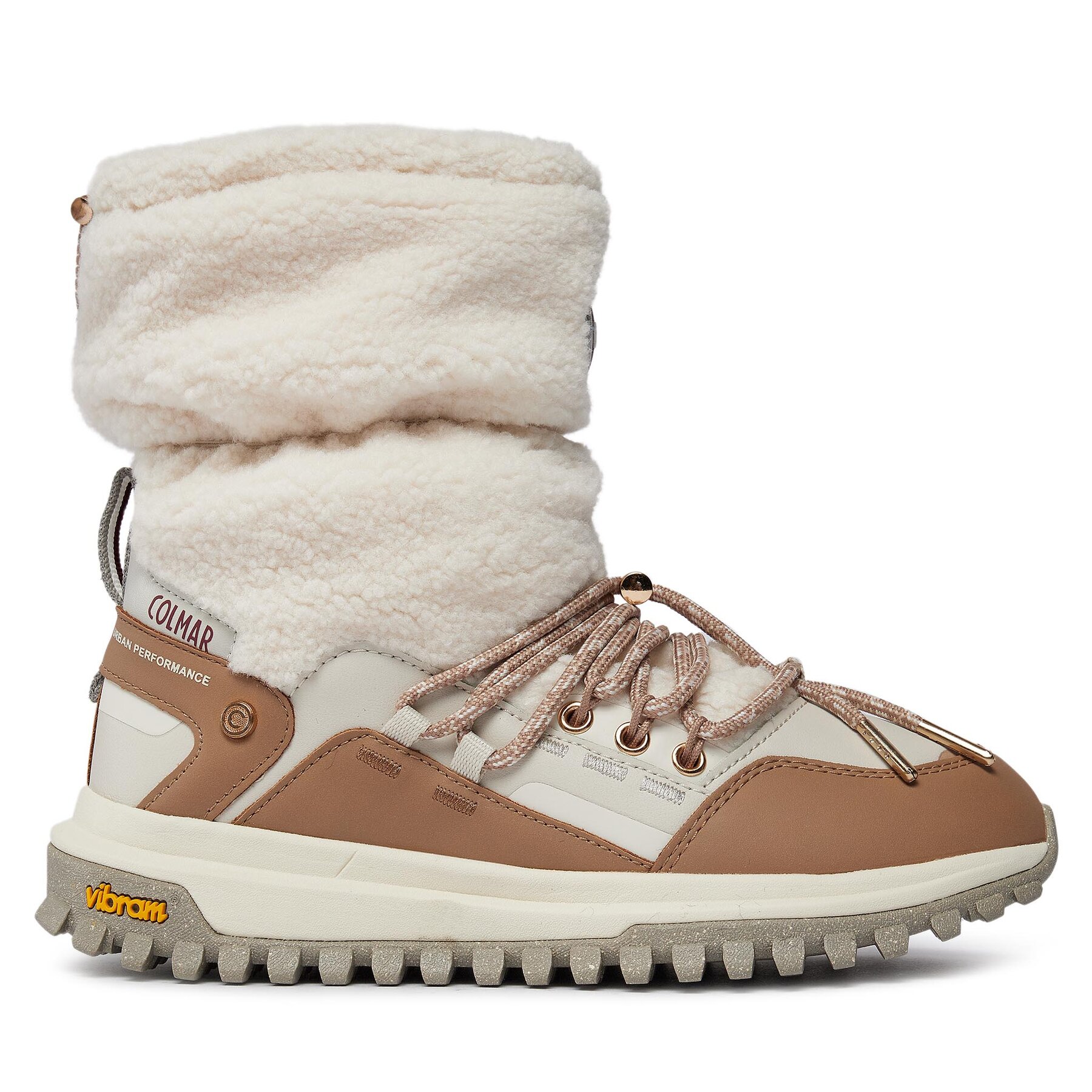 Schneeschuhe Colmar Warmer Voyage 167 Tan Brown/Off White von Colmar