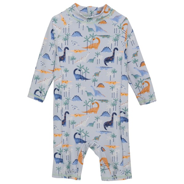 Color Kids - Baby Suit L/S AOP - Lycra Gr 104 grau von Color Kids