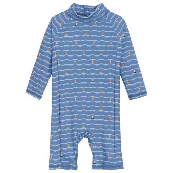 Color Kids - Baby Suit L/S AOP - Lycra Gr 98 blau von Color Kids