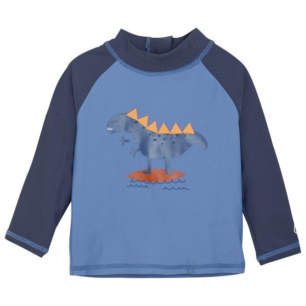 Color Kids - Baby T-Shirt with Application - Lycra Gr 104;74;80;86;92;98 blau;rosa von Color Kids