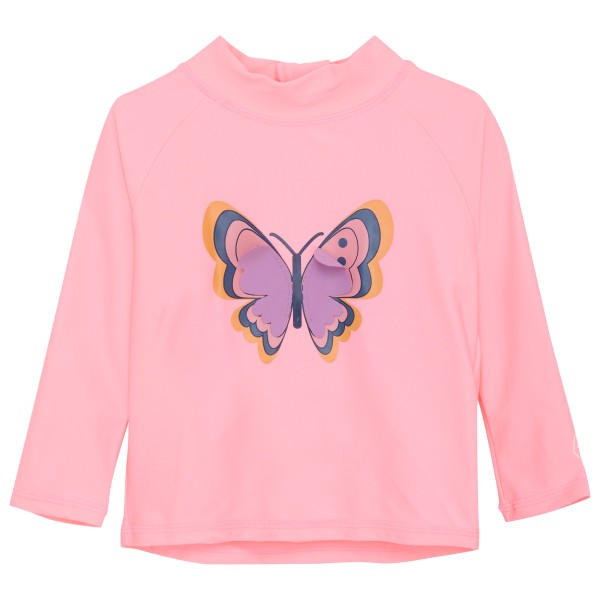 Color Kids - Baby T-Shirt with Application - Lycra Gr 104 rosa von Color Kids