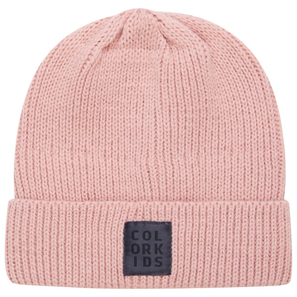 Color Kids - Kid's Beanie - Mütze Gr 56 cm rosa von Color Kids