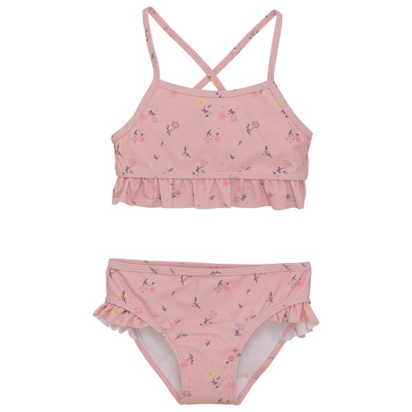 Color Kids - Kid's Bikini with Frills AOP - Bikini Gr 116 rosa von Color Kids
