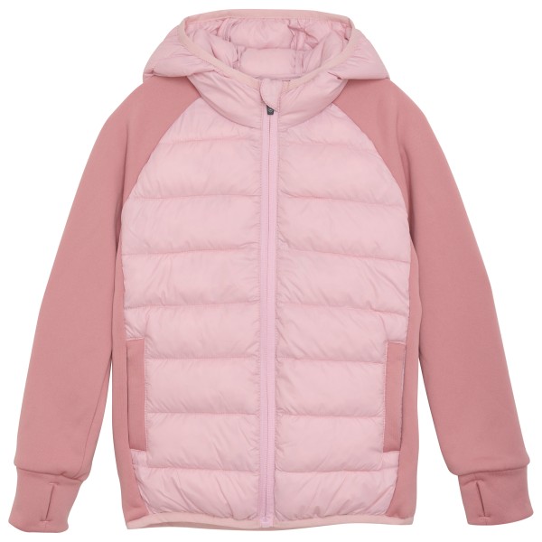 Color Kids - Kid's Hybrid Fleece Jacket with Hood - Kunstfaserjacke Gr 176 rosa von Color Kids