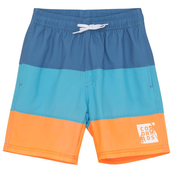 Color Kids - Kid's Swim Long Shorts Colorblock - Boardshorts Gr 164 blau von Color Kids