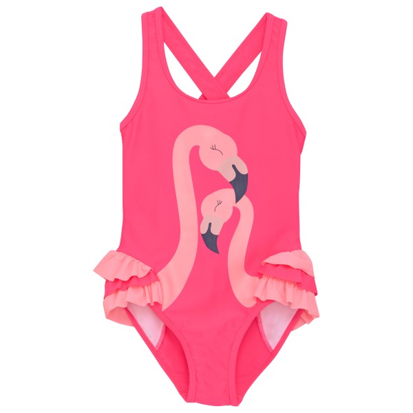 Color Kids - Kid's Swimsuit with Application - Badeanzug Gr 140 rosa von Color Kids