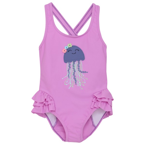 Color Kids - Kid's Swimsuit with Application - Badeanzug Gr 152 lila von Color Kids
