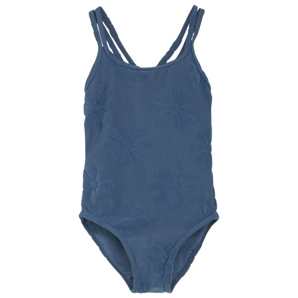 Color Kids - Kid's Swimsuit with Stucture - Badeanzug Gr 176 blau von Color Kids