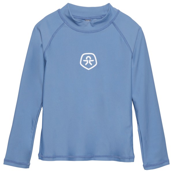 Color Kids - Kid's T-Shirt L/S Solid - Lycra Gr 104;110;116;122;128;134;140;152;164;92;98 blau;lila von Color Kids