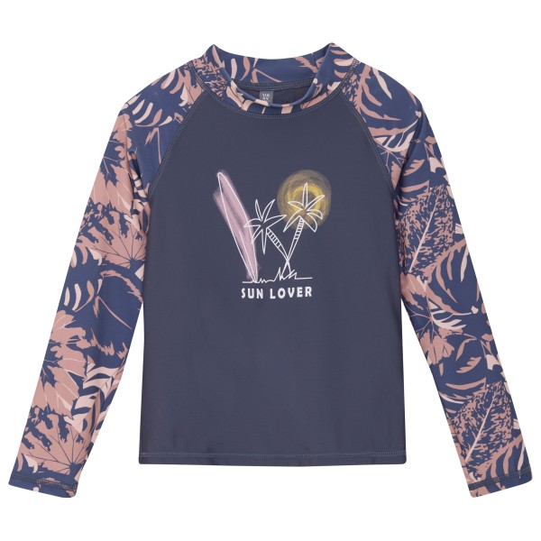 Color Kids - Kid's T-Shirt L/S with Chest Print - Lycra Gr 92 blau Color Kids - Kid's T-Shirt L/S with Chest Print - Lycra Gr 92 blau von Color Kids