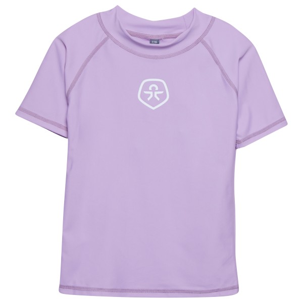 Color Kids - Kid's T-Shirt Solid - Lycra Gr 128 lila von Color Kids