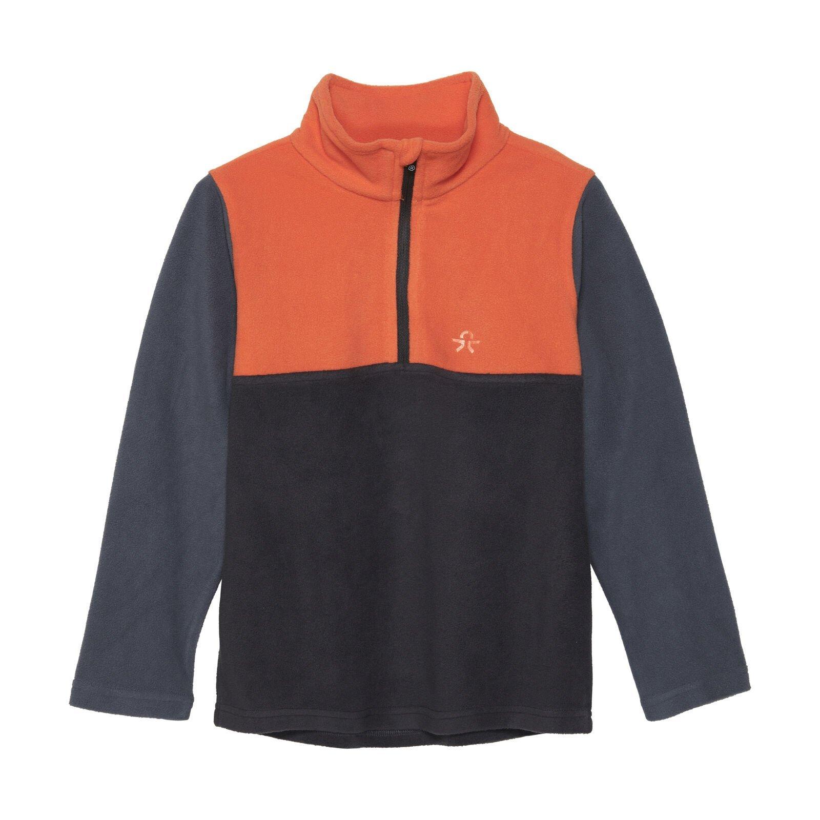 Fleece Pullover Orange Jungen Multicolor 116 von Color Kids