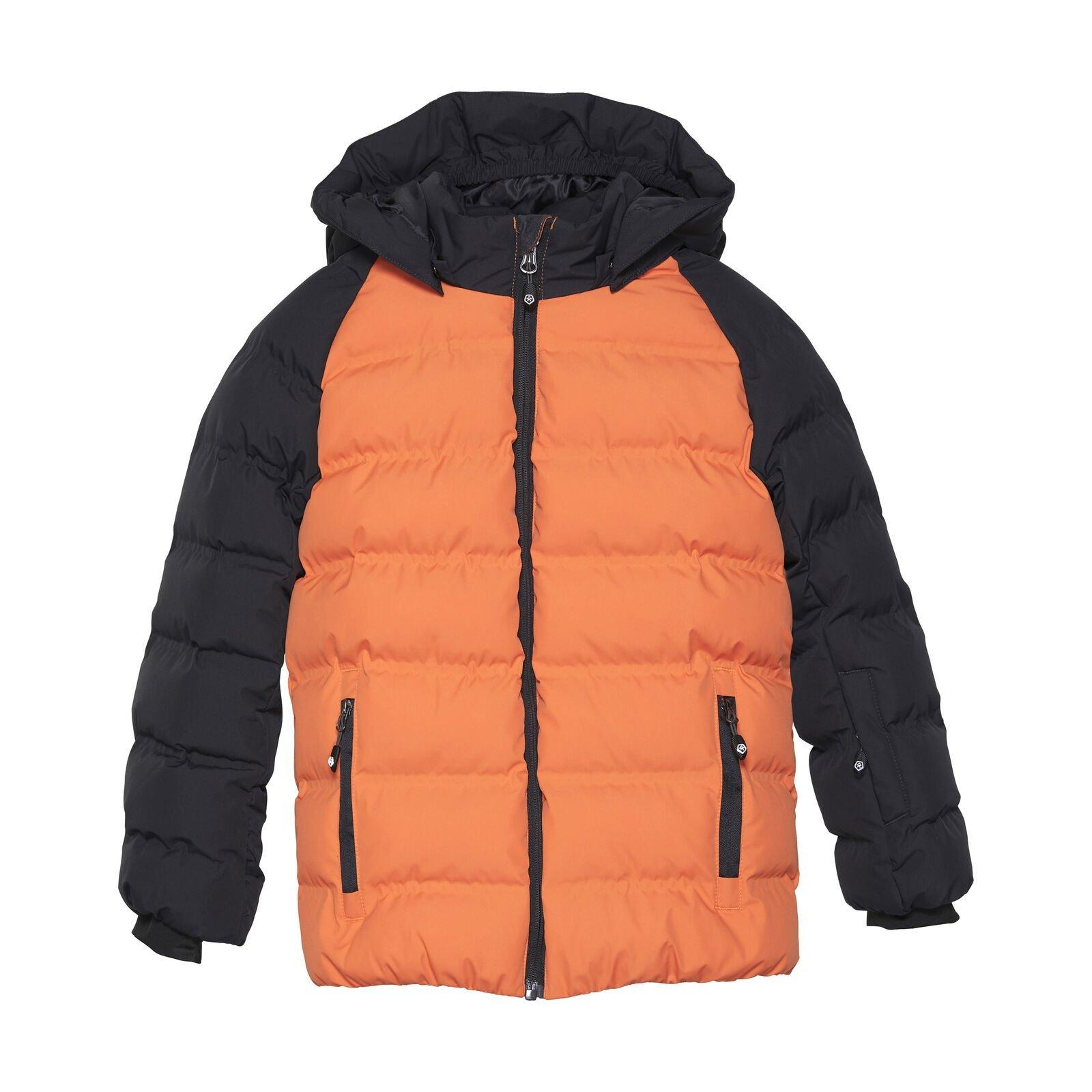 Jungen Skijacke Gesteppt Orange Jungen Orange 104 von Color Kids