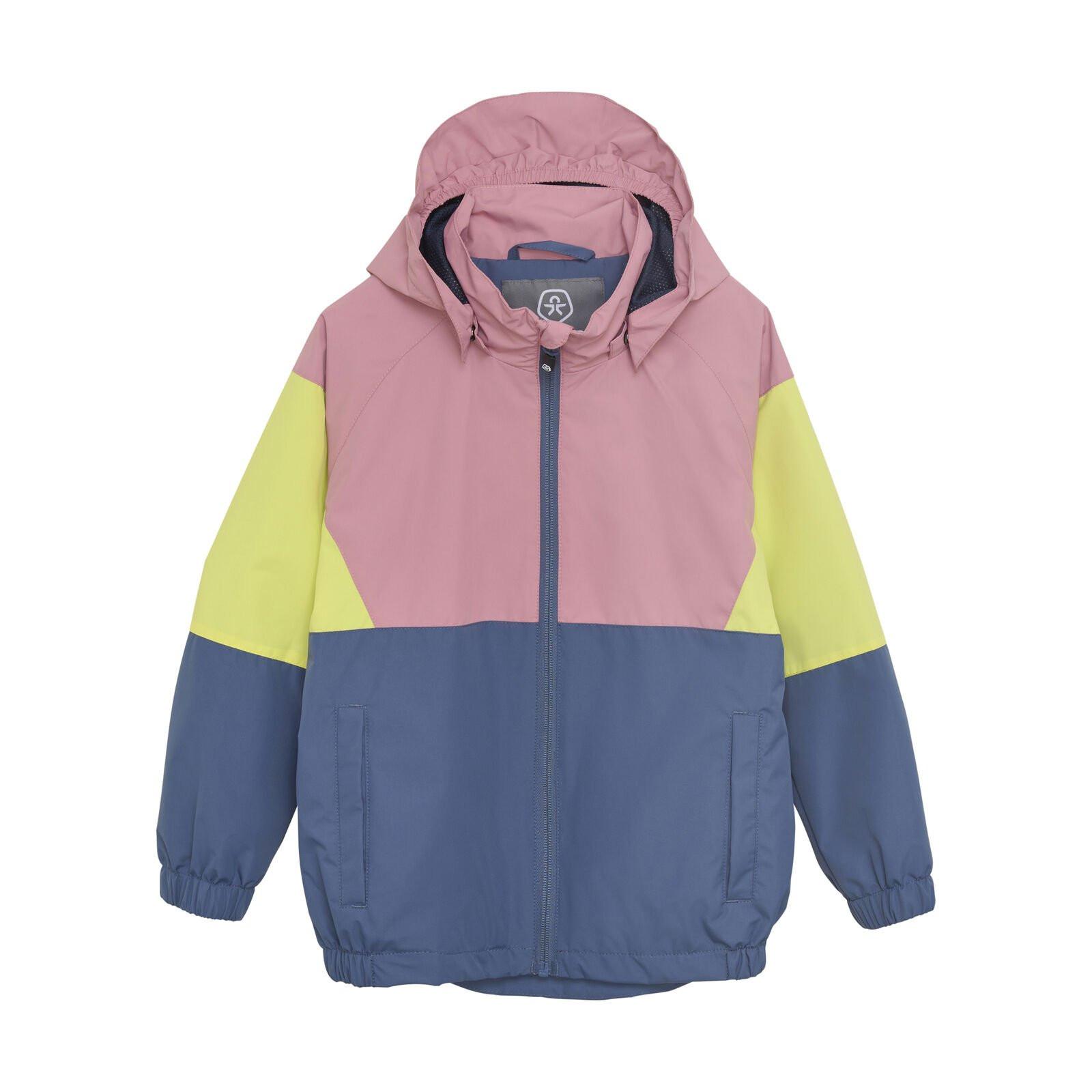 Regenjacke Colorblock Foxglove Mädchen Multicolor 116 von Color Kids